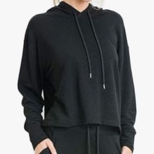 Adorable and soft crop hoodie in excellent condition